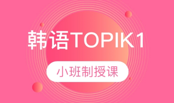 韩语TOPIKL1级（4-8人）班课