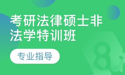 考研法律硕士非法学双师特训班